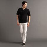 シャドーチェック キーネックTシャツ | NICOLE | 詳細画像5 