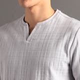 シャドーチェック キーネックTシャツ | NICOLE | 詳細画像8 