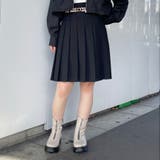 49ブラック | ミニプリーツスカート | NICOLE