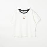 キツネ刺繍リンガーTシャツ | NICOLE | 詳細画像3