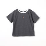 キツネ刺繍リンガーTシャツ | NICOLE | 詳細画像4