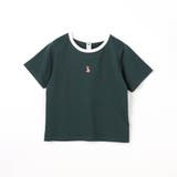 キツネ刺繍リンガーTシャツ | NICOLE | 詳細画像5