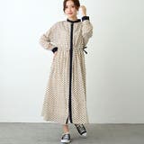 91その他2 | 柄デシン切替ワンピース | NICOLE