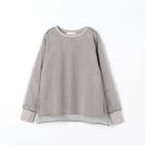 オーガンジー重ねロングスリーブTEE | NICOLE | 詳細画像2 