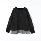 オーガンジー重ねロングスリーブTEE | NICOLE | 詳細画像4 