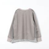 オーガンジー重ねロングスリーブTEE | NICOLE | 詳細画像5 