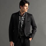 49ブラック | DELEGANT メランジジャージ セットアップジャケット | NICOLE