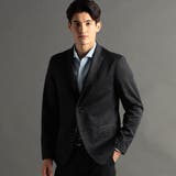 67ネイビー | DELEGANT メランジジャージ セットアップジャケット | NICOLE