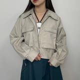 28オフホワイト | ラグランショートジャケット | NICOLE