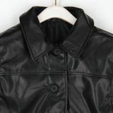 【WEB限定】フェイクレザーショートベスト | NICOLE | 詳細画像5 