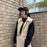 18ベージュ | 【WEB限定】フェイクレザーショートベスト | NICOLE