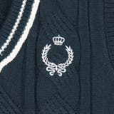 配色ケーブルニットベスト | NICOLE | 詳細画像10 