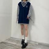 配色ケーブルニットベスト | NICOLE | 詳細画像15 