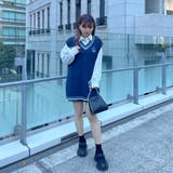 配色ケーブルニットベスト | NICOLE | 詳細画像17 