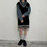 配色ケーブルニットベスト | NICOLE | 詳細画像18 