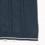 配色ケーブルニットベスト | NICOLE | 詳細画像8 