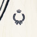 配色ケーブルニットベスト | NICOLE | 詳細画像9 