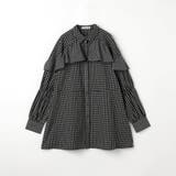 チェックフリルチュニック | NICOLE | 詳細画像3 