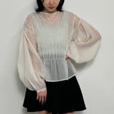 28オフホワイト | WEB限定ワッシャーシアーブラウス | NICOLE