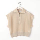 WEB限定メッシュハーフジップベスト | NICOLE | 詳細画像2