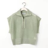 WEB限定メッシュハーフジップベスト | NICOLE | 詳細画像3