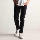 49ブラック | コーティングヘリンボン５ポケットパンツ | NICOLE