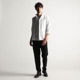 リバーシブルドビー７分袖スタンドカラーシャツ | NICOLE | 詳細画像3 