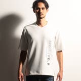 【RIELABO】ロゴプリントVネックTシャツ | NICOLE | 詳細画像4