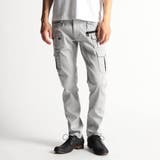 19ライトグレー | ガムストレッチ多ポケットカーゴパンツ | NICOLE