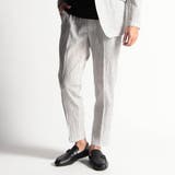 19ライトグレー | ヘリンボン柄楊柳イージーパンツ | NICOLE