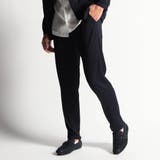 67ネイビー | シアージャガードニットイージーパンツ | NICOLE