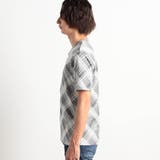 ブリスターチェックジャガードＶネック半袖Ｔシャツ | NICOLE | 詳細画像4 