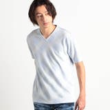 92その他3 | ブリスターチェックジャガードＶネック半袖Ｔシャツ | NICOLE