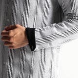 ブリスターストライプイタリアンカラーシャツ | NICOLE | 詳細画像10 