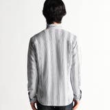 ブリスターストライプイタリアンカラーシャツ | NICOLE | 詳細画像3 