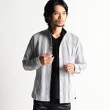 91その他2 | ブリスターストライプイタリアンカラーシャツ | NICOLE