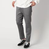 39チャコールグレー | ツイルストレッチイージーパンツ | NICOLE