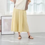 20イエロー | プリーツラップパンツ | NICOLE
