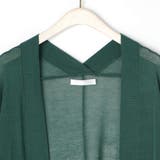 接触冷感 シアーニット ロングカーディガン | NICOLE | 詳細画像8 