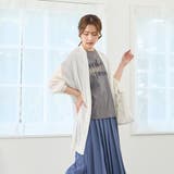 28オフホワイト | 接触冷感 シアーニット ロングカーディガン | NICOLE