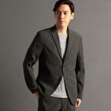 46カーキ | トリコットワッシャープリント セットアップジャケット | NICOLE