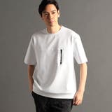 09ホワイト | カルゼニット 半袖Tシャツ | NICOLE