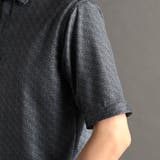 ブロックジャカードプリント 半袖ポロシャツ | NICOLE | 詳細画像10 