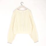 ライン配色スカシアミカーディガン | NICOLE | 詳細画像5 