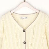 ライン配色スカシアミカーディガン | NICOLE | 詳細画像6 