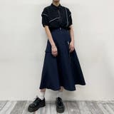 配色パイピング アシンメトリーブラウス | NICOLE | 詳細画像12