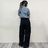 配色パイピング アシンメトリーブラウス | NICOLE | 詳細画像15