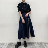 配色パイピング アシンメトリーブラウス | NICOLE | 詳細画像18