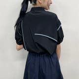 配色パイピング アシンメトリーブラウス | NICOLE | 詳細画像19