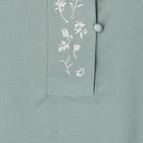 カンフー風フラワー刺繍ブラウス | NICOLE | 詳細画像13 